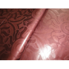 Tissu bazin marron riche 100% coton Tissu jacquard africain boubou